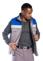 SafeSawa Oscar Yelek Gri Saks Mavi