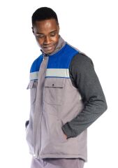 SafeSawa Oscar Yelek Gri Saks Mavi