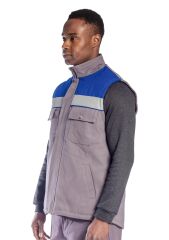 SafeSawa Oscar Yelek Gri Saks Mavi