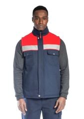 SafeSawa Oscar Yelek Lacivert Kırmızı