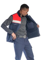 SafeSawa Oscar Yelek Lacivert Kırmızı