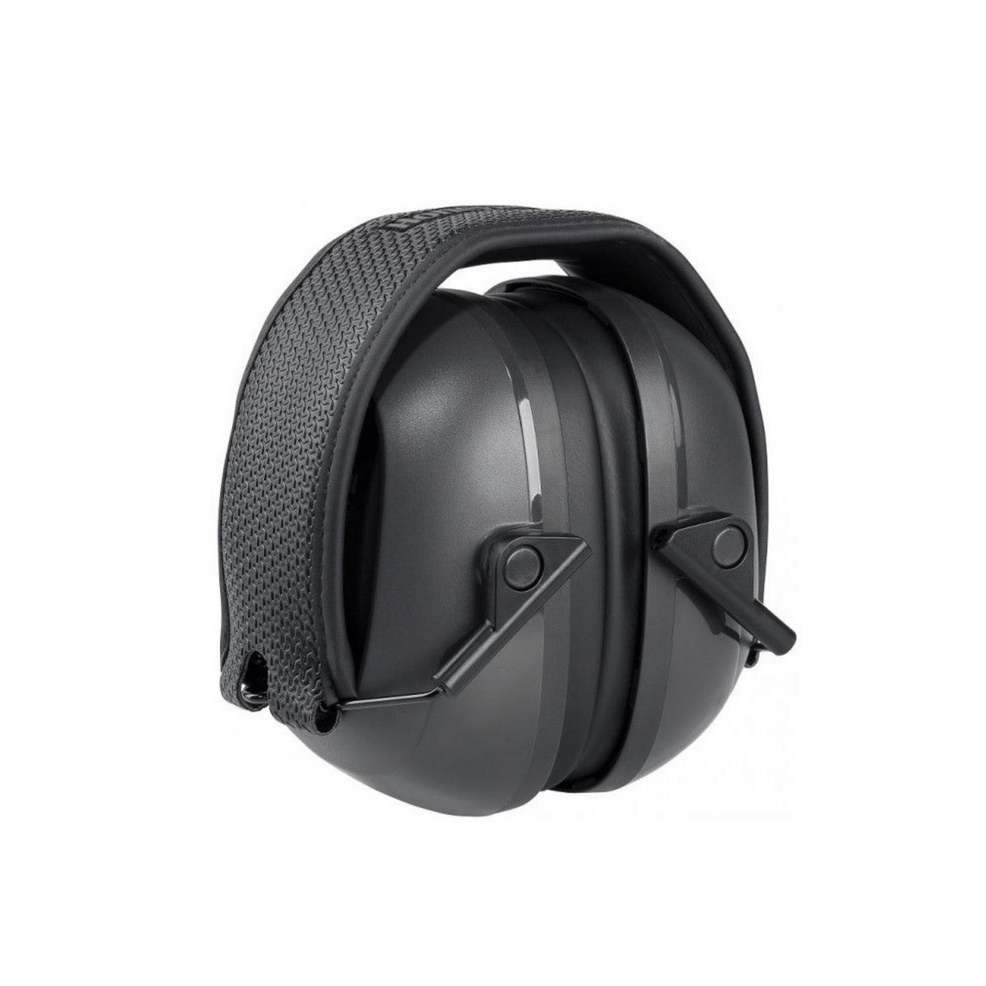 Honeywell VeriShield 100 Series Passive Hard Hat Mounted Earmuffs, VS120H, 24 NRR, Black
