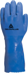 Delta Plus Ve780 Premium Pamukjarse Astar Pvc Kaplı Kimyasal Eldiven 30 Cm
