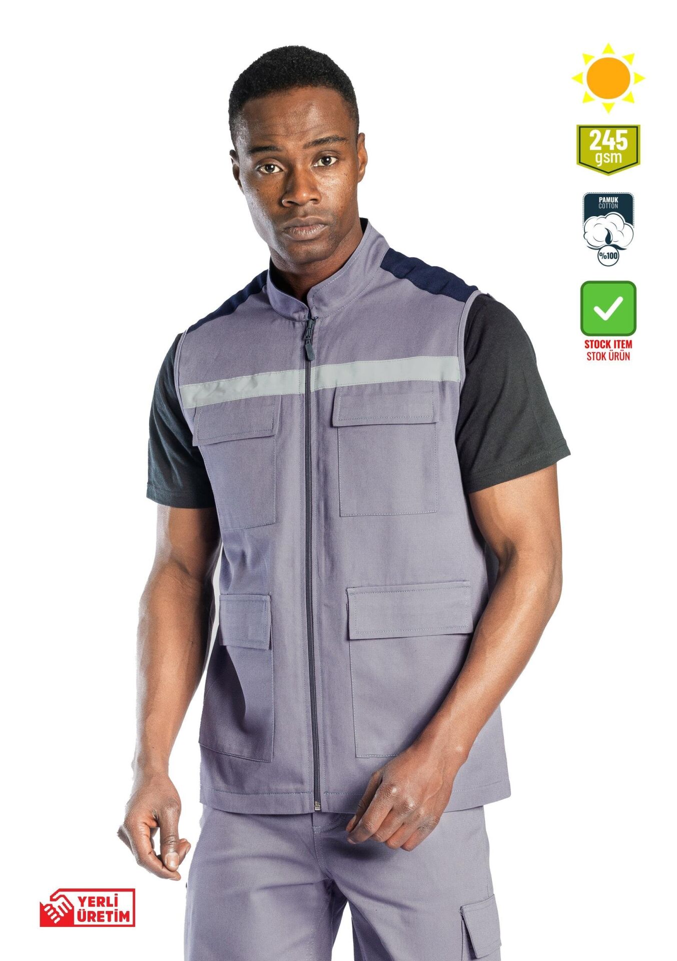 SafeSawa Oscarthin Yelek Gri