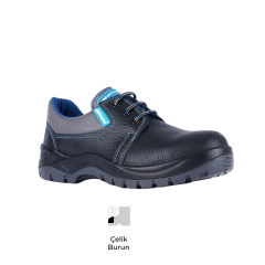 Mekap Pro Jüpiter 101 S1 SRC Baskılı Deri Çelik Burun İş Ayakkabısı
