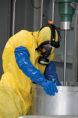 Delta Plus Ve766 Premium Pamuk Astarlı Pvc Kaplı Kimyasal Eldiven 62 Cm