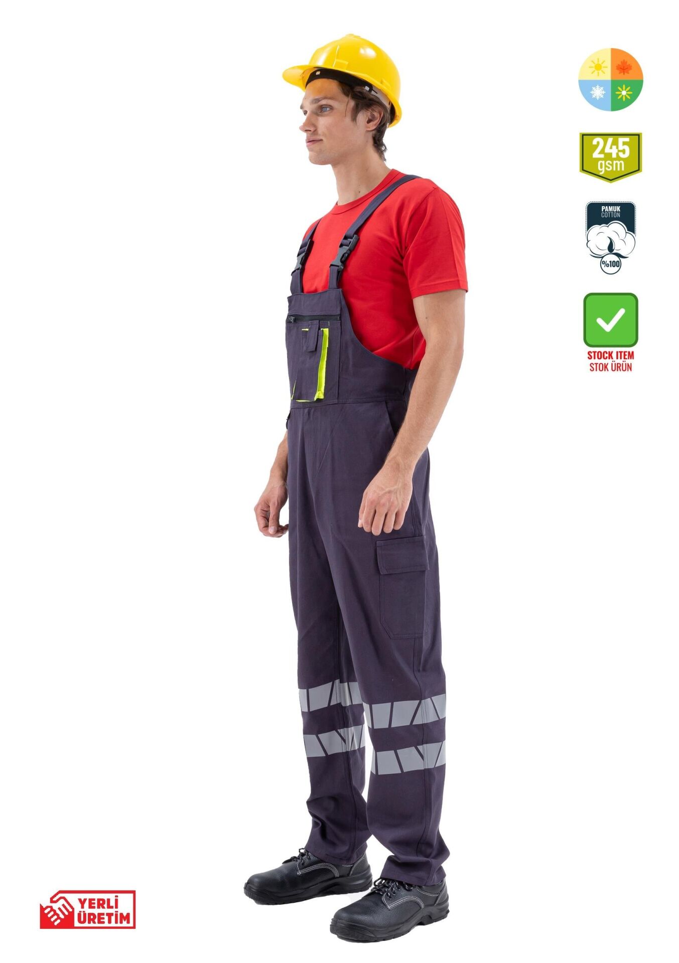 SafeSawa Bahçıvan Tulum Gri