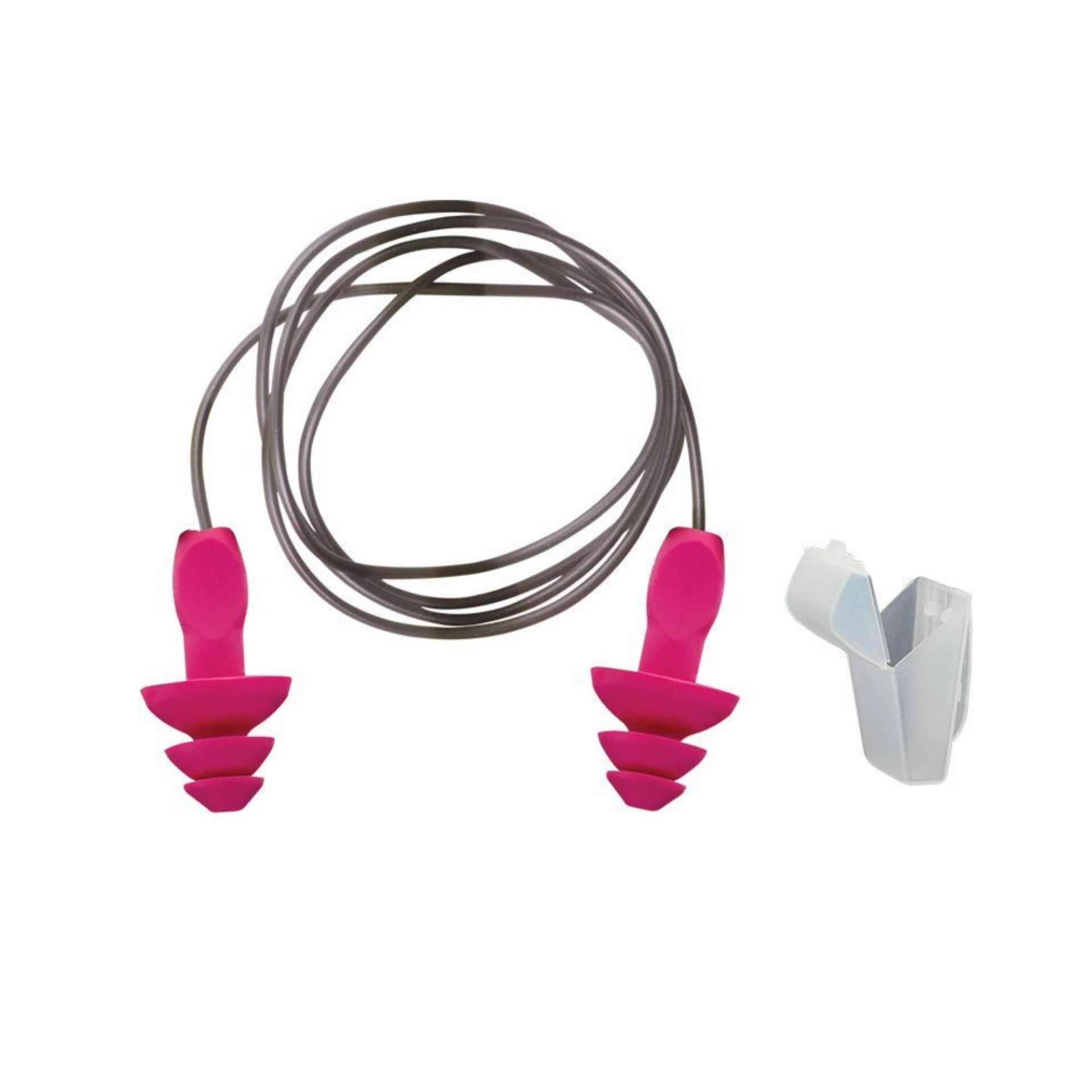 Starline 1453-C TPE Çam Tipi Plastik Kordonlu Kutulu Kulak Tıkacı 24 dB