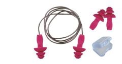 Starline 1453-C TPE Çam Tipi Plastik Kordonlu Kutulu Kulak Tıkacı 24 dB