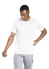 SafeSawa Regular Basic Bisiklet Yaka T-Shirt Beyaz