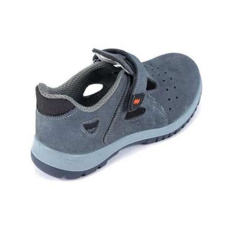 Mekap Pro Jeriko 234-01 S1 SRC Süet Deri Çelik Burun Sandalet Tip Yazlık İş Ayakkabısı
