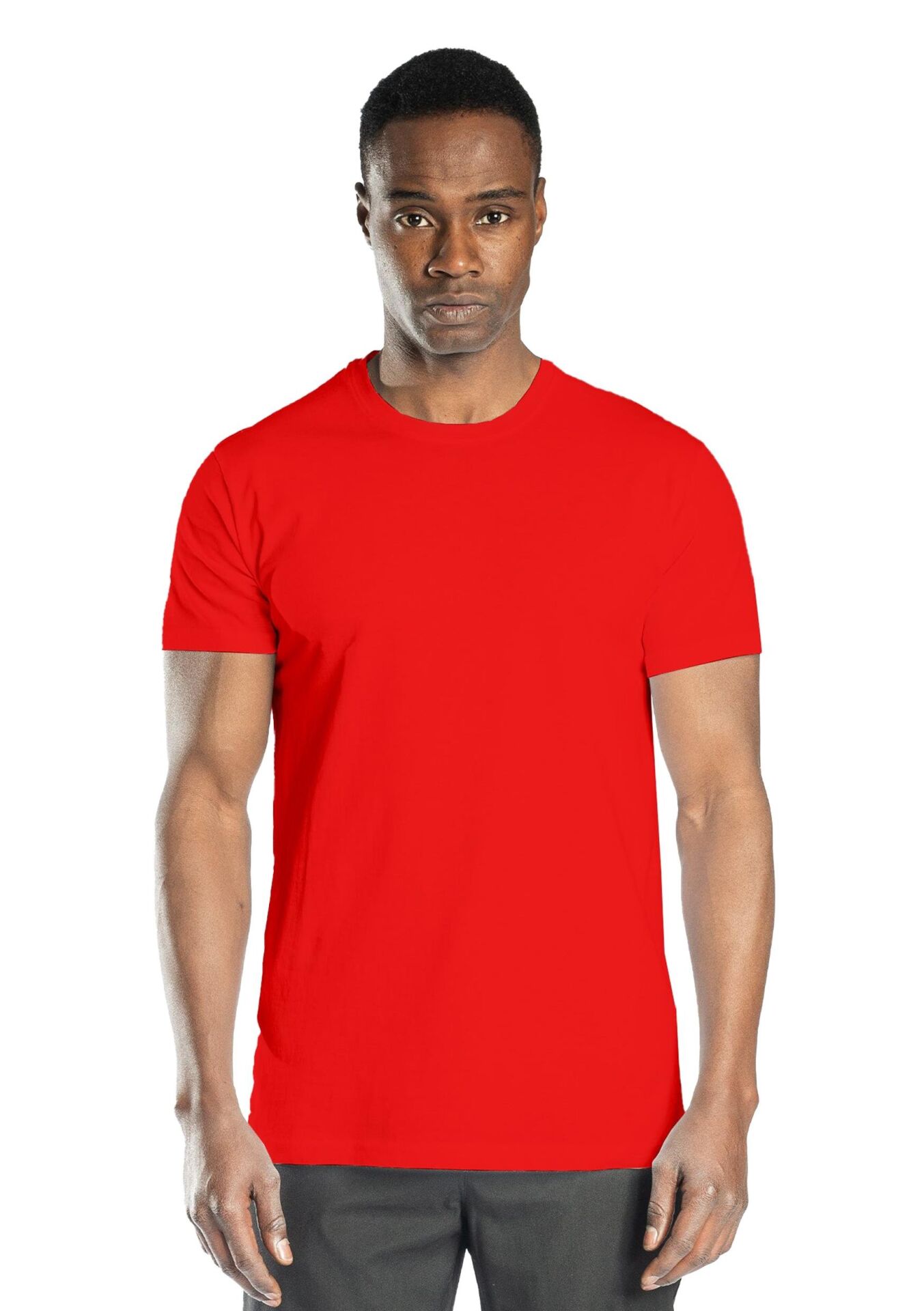 SafeSawa Regular Basic Bisiklet Yaka T-Shirt Kırmızı