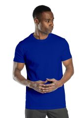 SafeSawa Regular Basic Bisiklet Yaka T-Shirt Saks Mavi