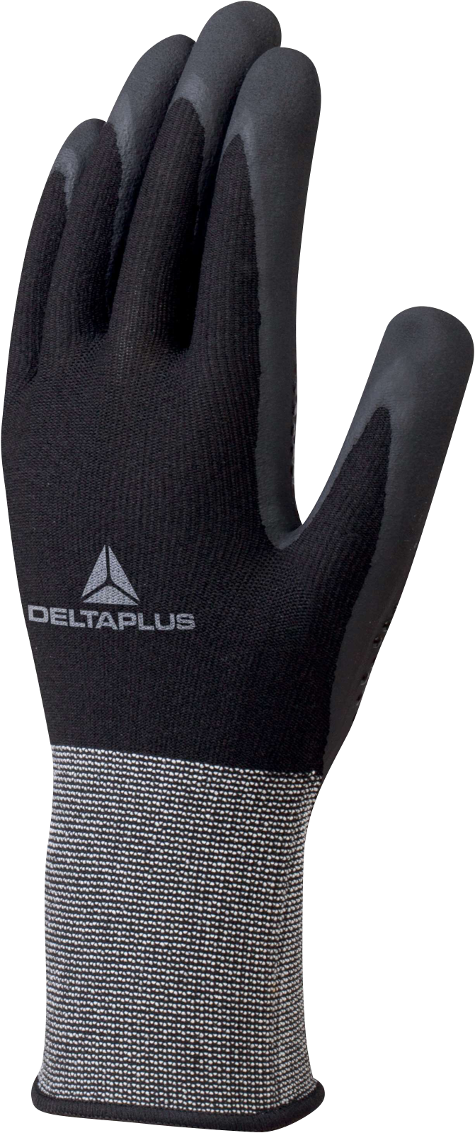 Delta Plus Ve724 Essential Polyester Spandex Örme Köpük Nitril Eldiven Dotlu