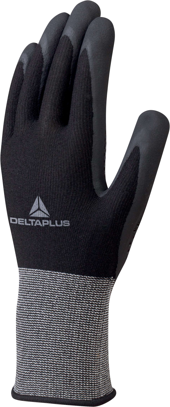 Delta Plus Ve724 Essential Polyester Spandex Örme Köpük Nitril Eldiven Dotlu