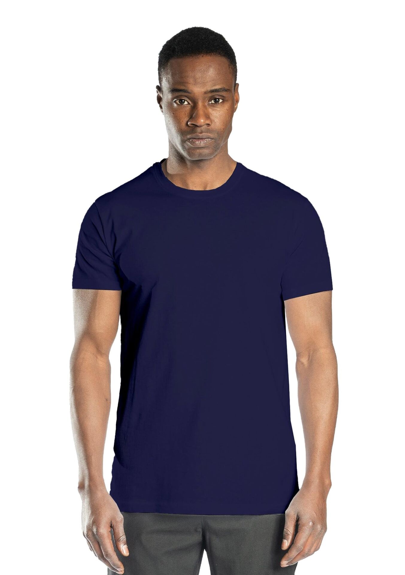 SafeSawa Regular Basic Bisiklet Yaka T-Shirt Lacivert