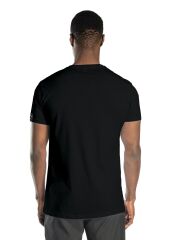 SafeSawa Elegans Basic Bisiklet Yaka T-Shirt Siyah