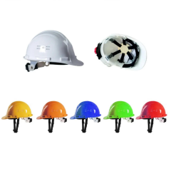 Essafe GE1556 Havalandırmalı Kulaklık Takılabilir Baret Kırmızı