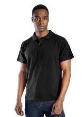 SafeSawa Regular Polo Pike T-Shirt Siyah