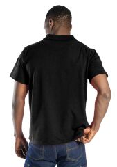 SafeSawa Regular Polo Pike T-Shirt Siyah