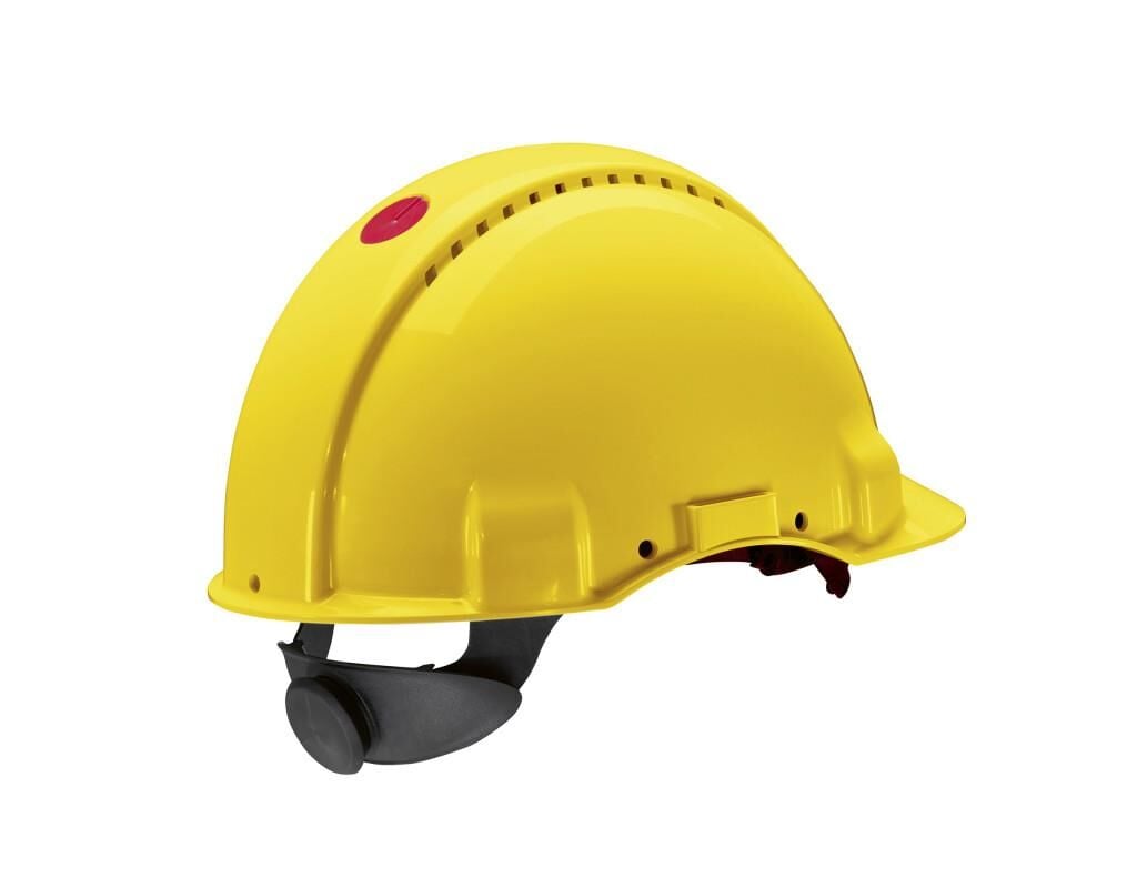 3M™ G3000 Sarı Baret Uvicator Mandallı Havalandırmalı Plastik Ter Bantlı