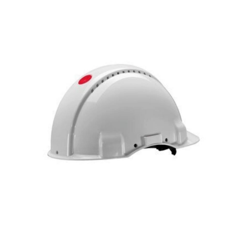 3M™ G3000 Beyaz Baret Uvicator Mandallı Havalandırmalı Plastik Ter Bantlı