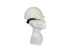 3M™ G3000 Beyaz Baret Uvicator Mandallı Havalandırmalı Plastik Ter Bantlı