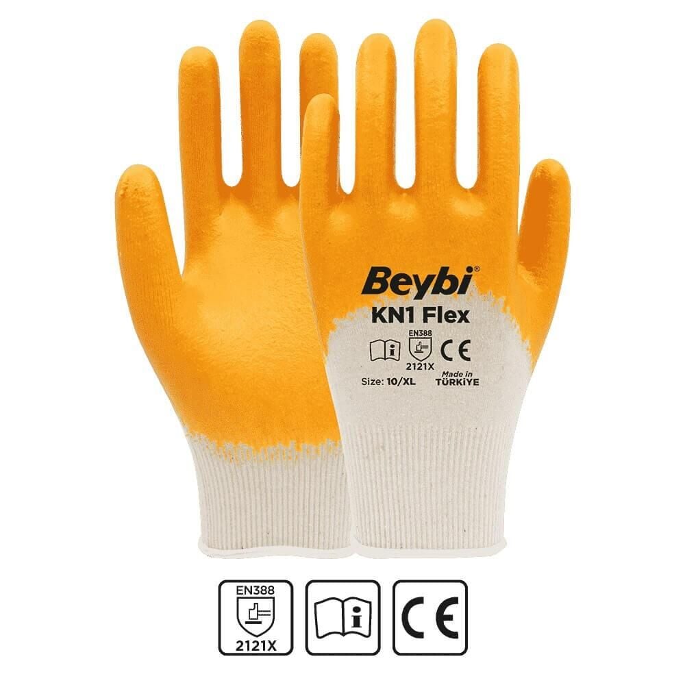 Beybi KN1-Flex Pamuk Nitril Eldiven
