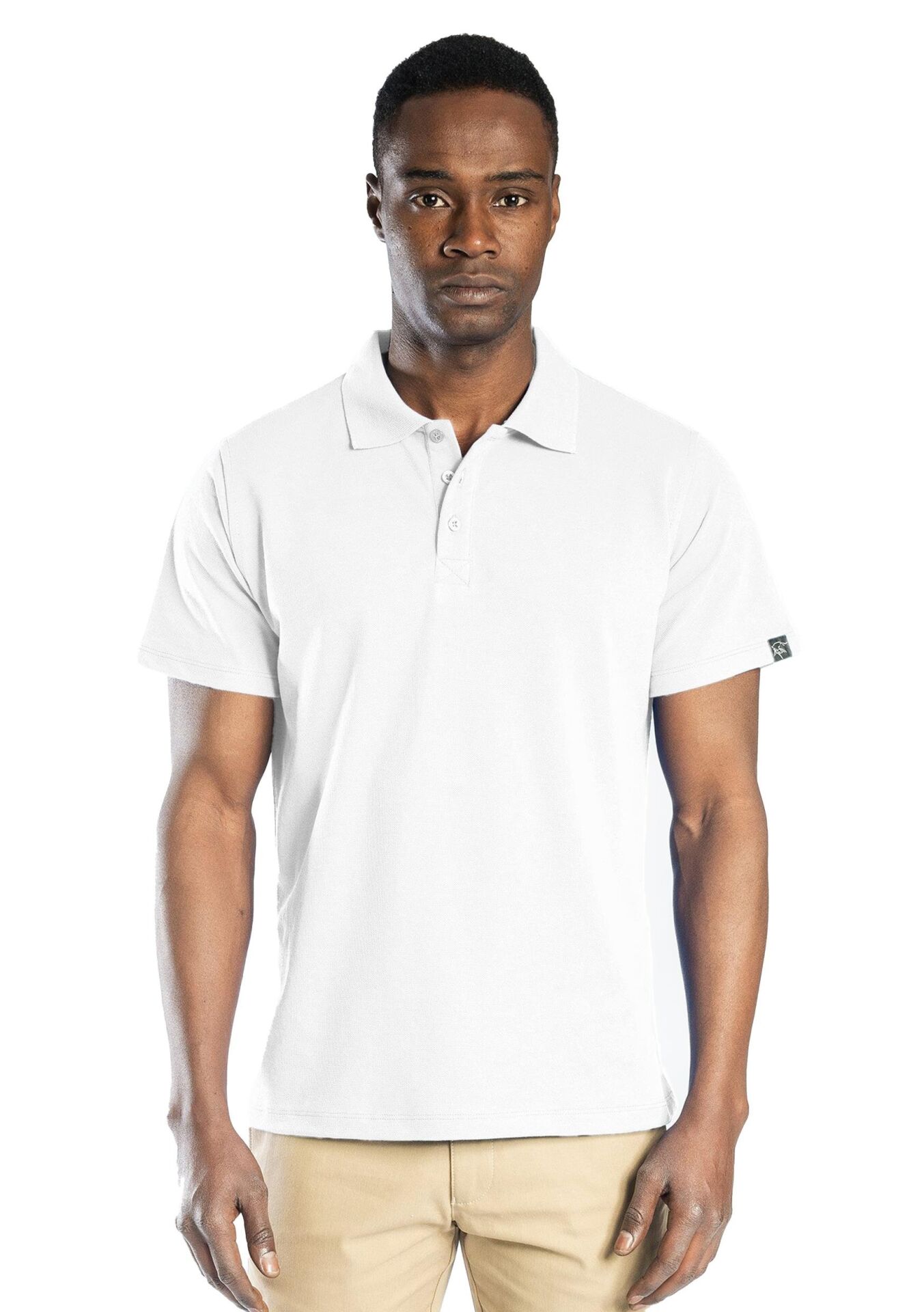 SafeSawa Elegans Polo Pike T-Shirt Beyaz