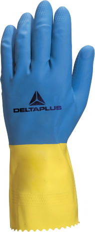 Delta Plus Eve330 Evolution Pamuk Floklu Lateks Gıda Temasına Uygun Kimysal Eldiven 30 Cm