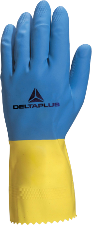 Delta Plus Eve330 Evolution Pamuk Floklu Lateks Gıda Temasına Uygun Kimysal Eldiven 30 Cm