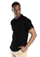 SafeSawa Elegans Polo Pike T-Shirt Siyah