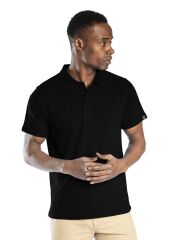 SafeSawa Elegans Polo Pike T-Shirt Siyah