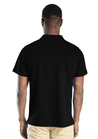SafeSawa Elegans Polo Pike T-Shirt Siyah