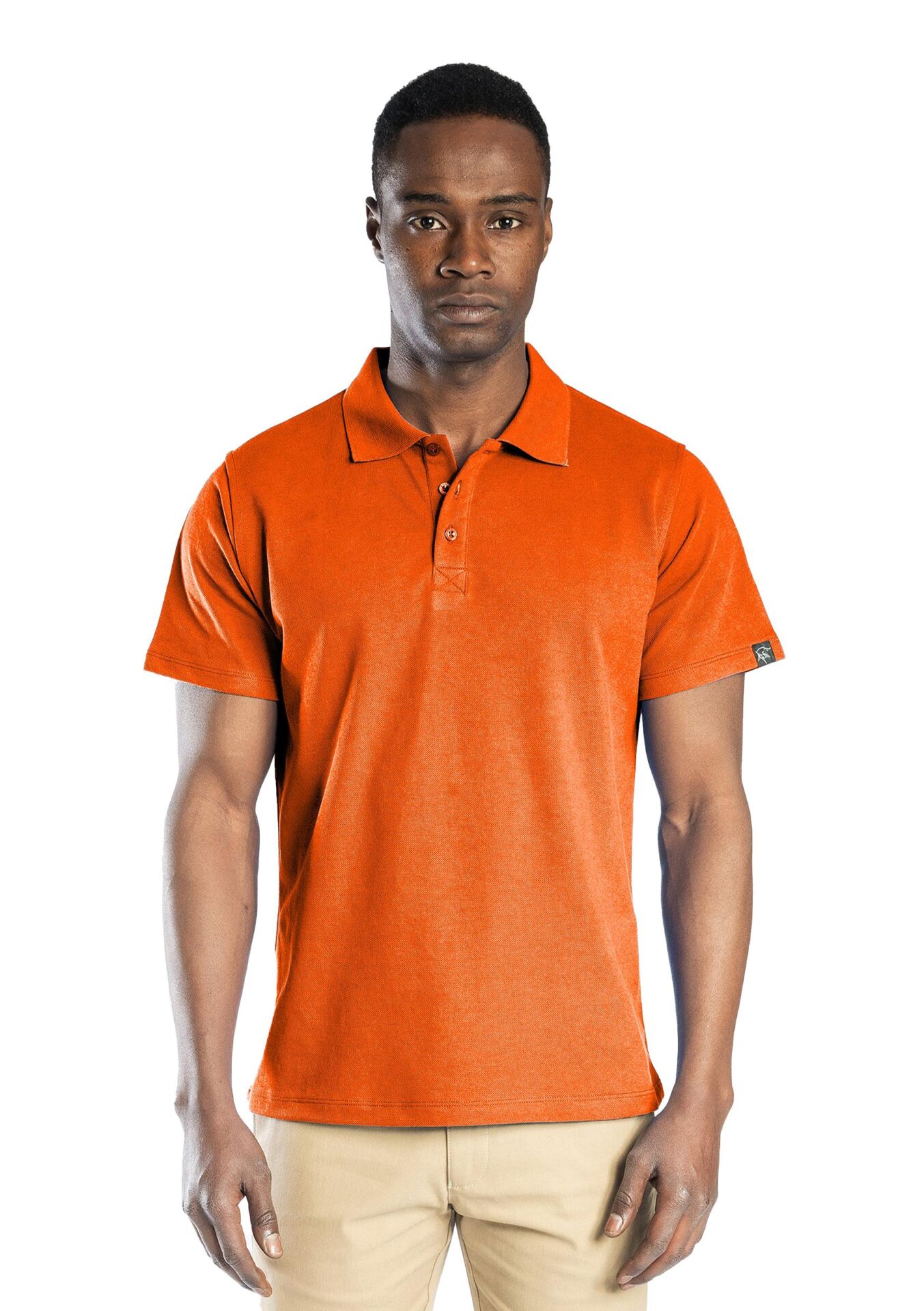 SafeSawa Elegans Polo Pike T-Shirt Turuncu