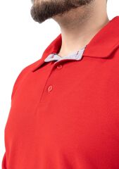 SafeSawa Regular Polo Pike Uzun Kol T-Shirt Kırmızı