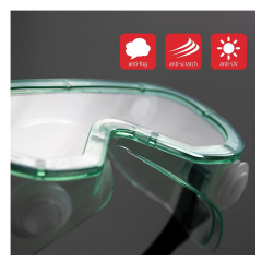 Honeywell 1005509 LG20 Antifog Kimyasal Koruyucu Gözlük