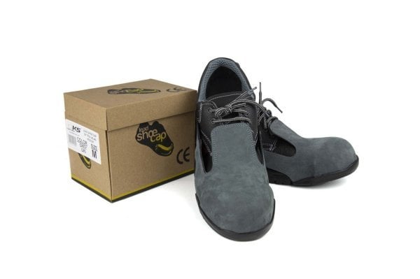 Oks Ayak Burun Koruyucu Lead Shoe Cap Süet Gri