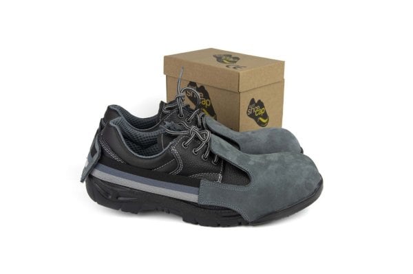 Oks Ayak Burun Koruyucu Lead Shoe Cap Süet Gri