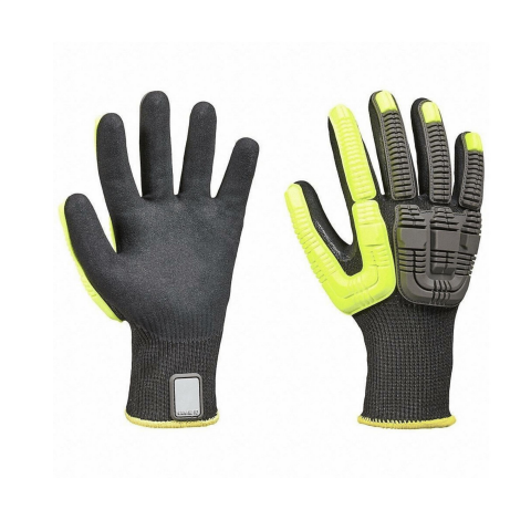 Honeywell 41-4413BE Rig Dog Double Dipped Darbe Koruyuculu 100° Isı Temasına Dirençli D Kesilmez Eldiven