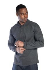 SafeSawa Regular Polo Sweatshirt Antrasit