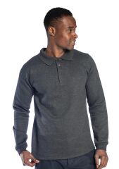 SafeSawa Regular Polo Sweatshirt Antrasit