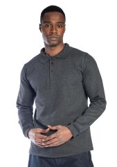 SafeSawa Regular Polo Sweatshirt Antrasit