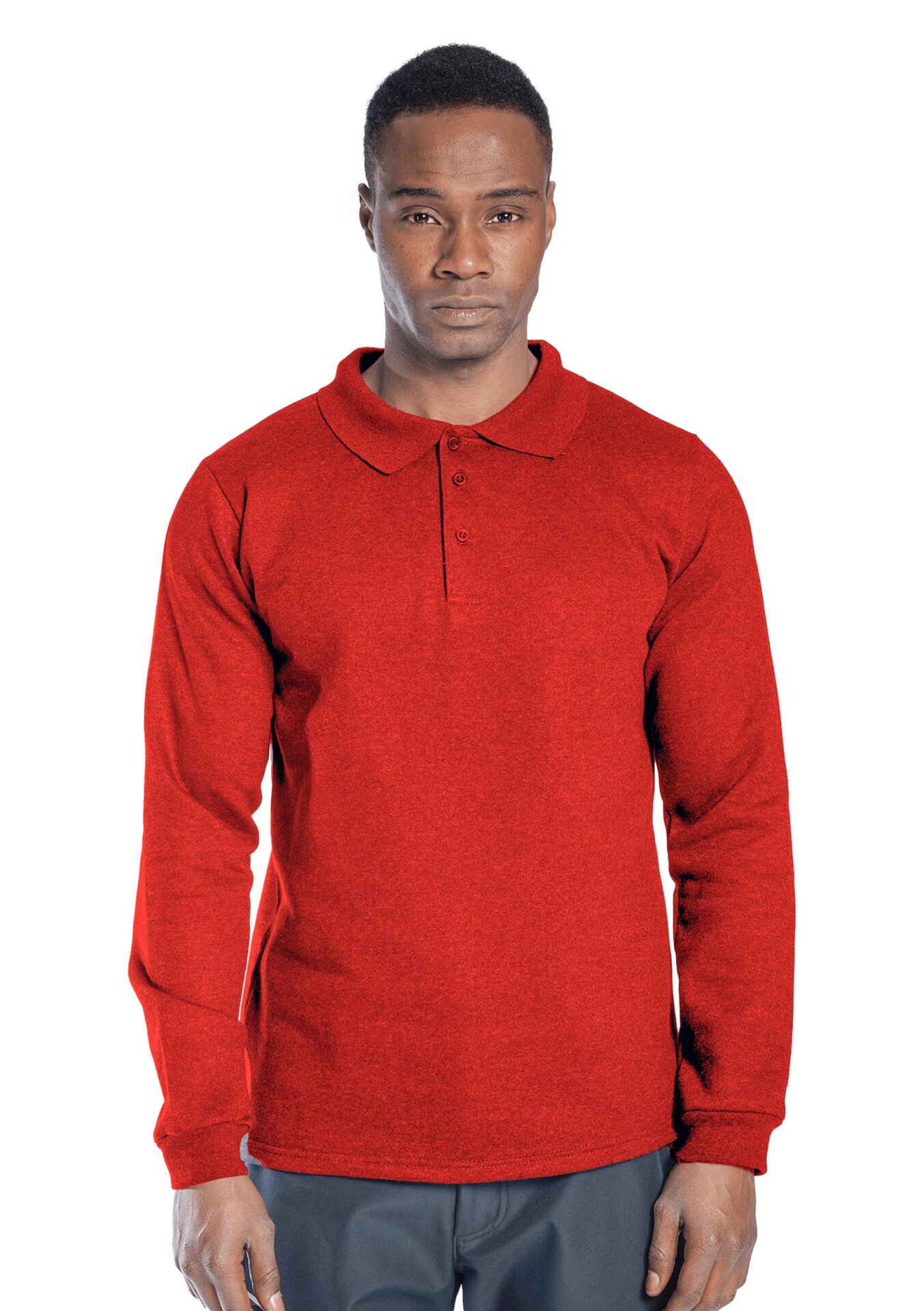 SafeSawa Regular Polo Sweatshirt Kırmızı