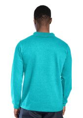 SafeSawa Regular Polo Sweatshirt Turkuaz
