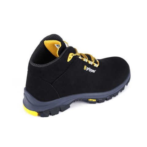 Mekap Gripper GPR-54 S3 SRC HRO Mid Mikrofibe Süet Deri Fiberglass Burun Kevlar Ara Taban İş Botu