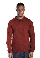 SafeSawa Regular Polo Sweatshirt Bordo