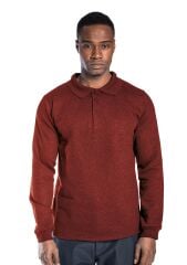 SafeSawa Regular Polo Sweatshirt Bordo