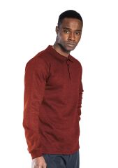 SafeSawa Regular Polo Sweatshirt Bordo