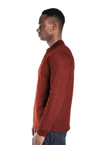 SafeSawa Regular Polo Sweatshirt Bordo